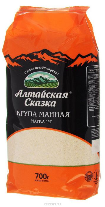 Крупа Алтайская сказка манная 700г.