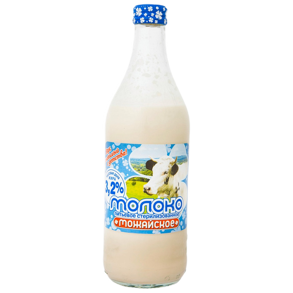 Молоко стер 3.2% Можайское шт 0.45л - интернет-магазин Близнецы