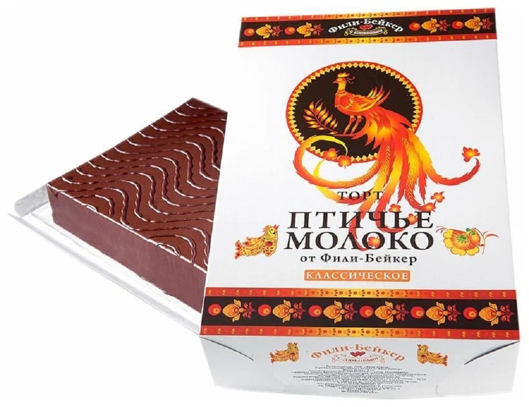 бк Торт Птичье Молоко  Бейкер  1.0кг 