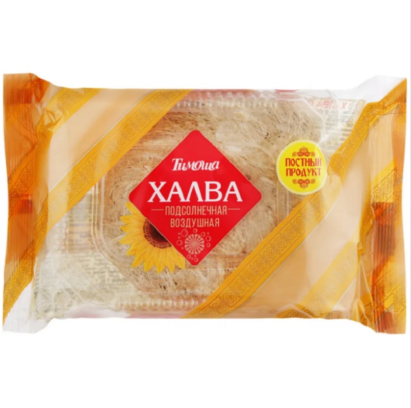 Халва подсолн воздушная  Тимоша  200г - интернет-магазин Близнецы