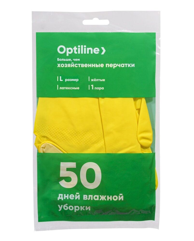 Перчатки Резина ОптиЛайн L