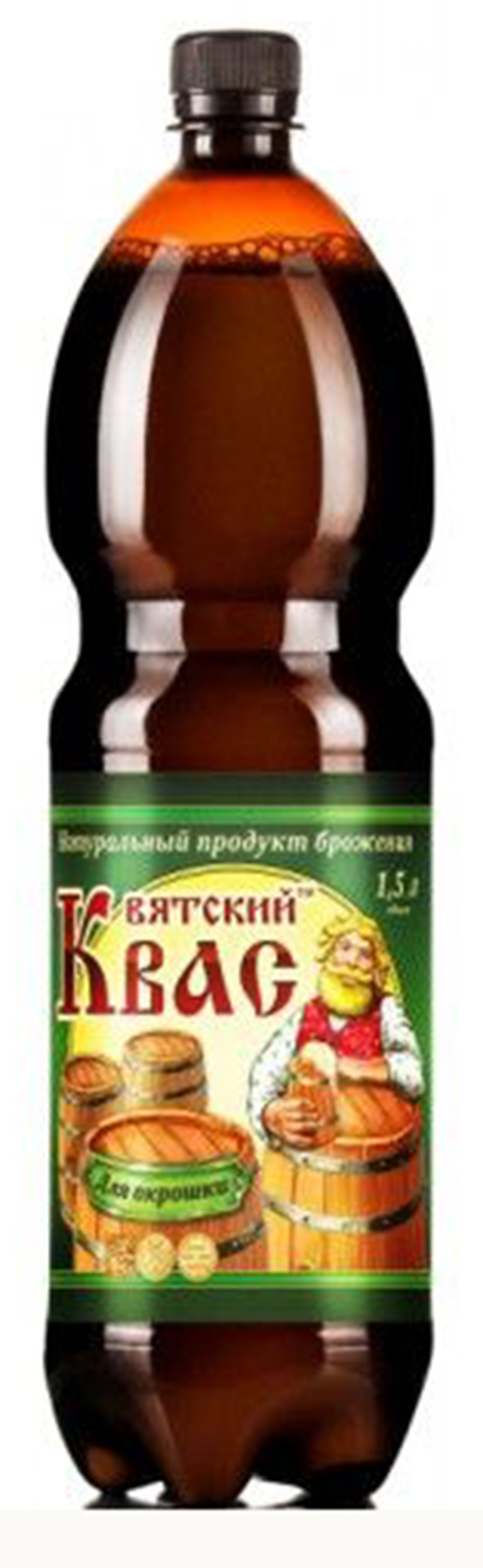 Квас Вятский Окрошечный бут 1.5 л