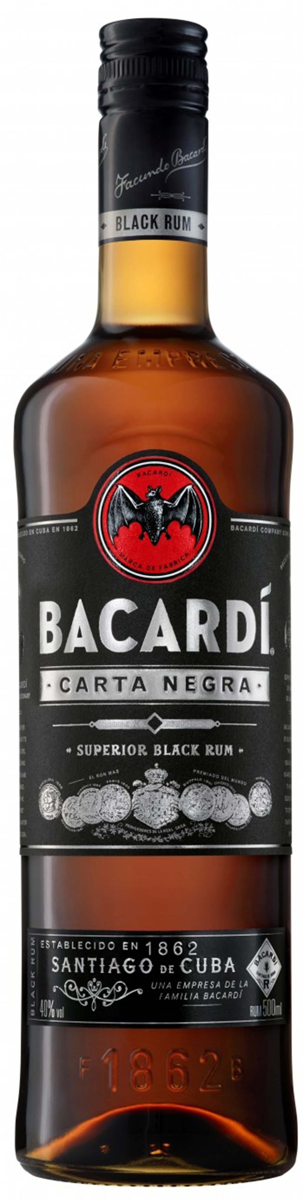 Ром Бакарди Карта Нэгра бут 0.7 л - интернет-магазин Близнецы