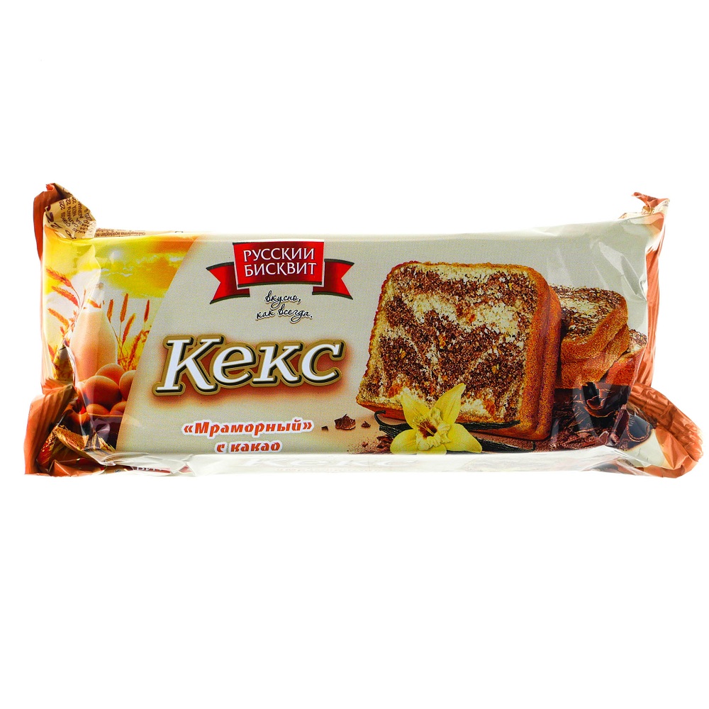 Кекс Русский бисквит Мраморный 225г - интернет-магазин Близнецы